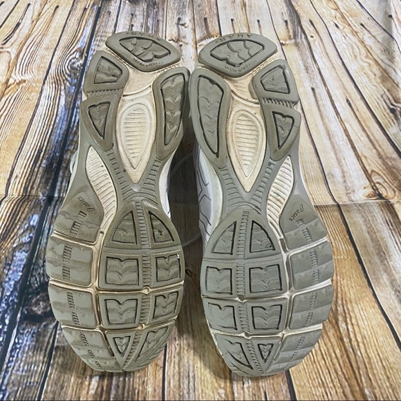 Asics Quick Walk 3 White Leather Walking Running Shoes Size 7.5 - Picture 5 of 5